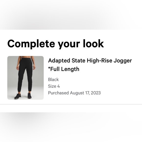 Like new size 4 joggers. Dont need for work anymore - Picture 3 of 4